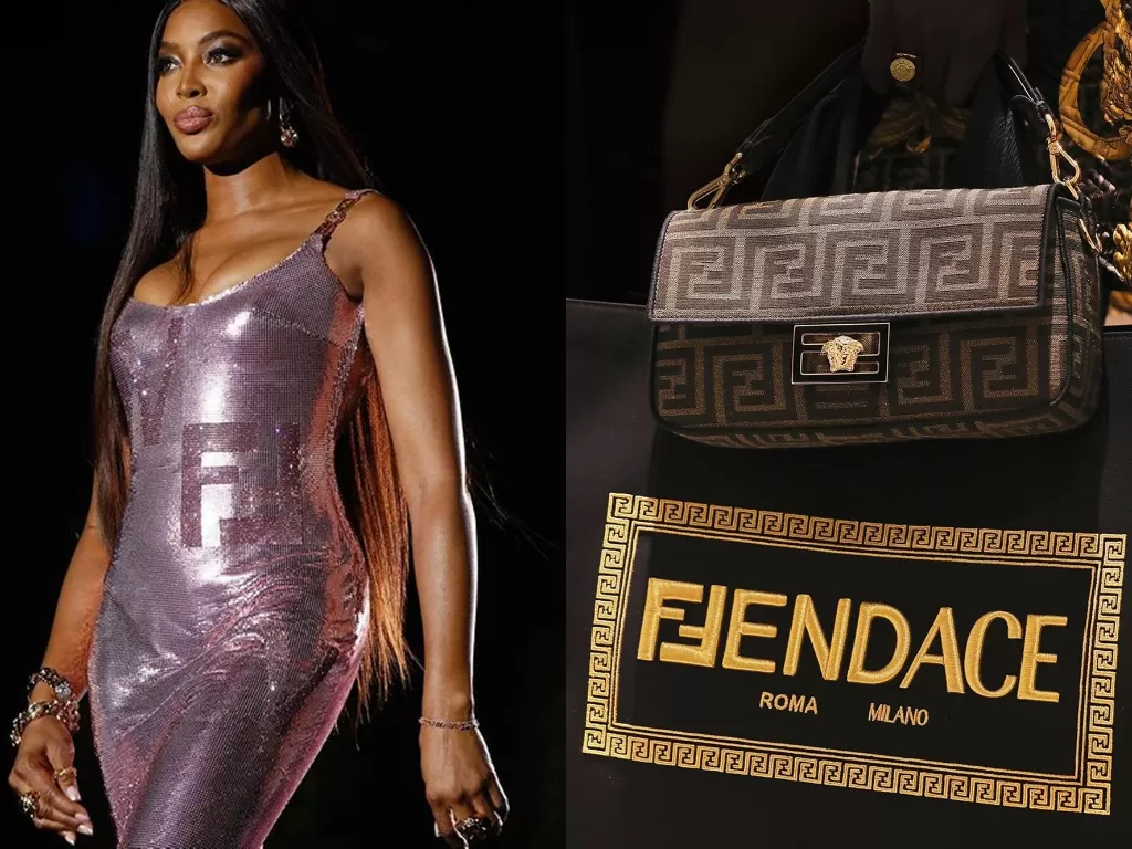 Tampilan kolaborasi Fendi dengan Versace yang diberi nama Fendace. (photo/Instagram/@fendi)