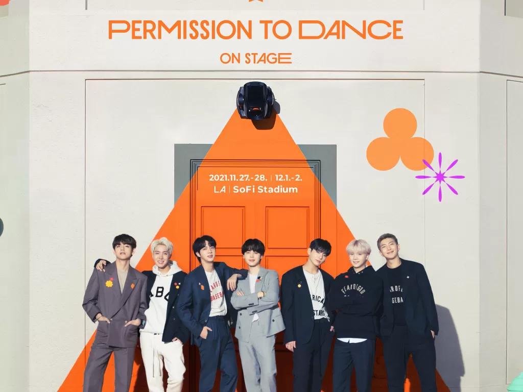BTS mengonfirmasi konser offline Permission to Dance selama empat hari di Los Angeles, AS (Istimewa)