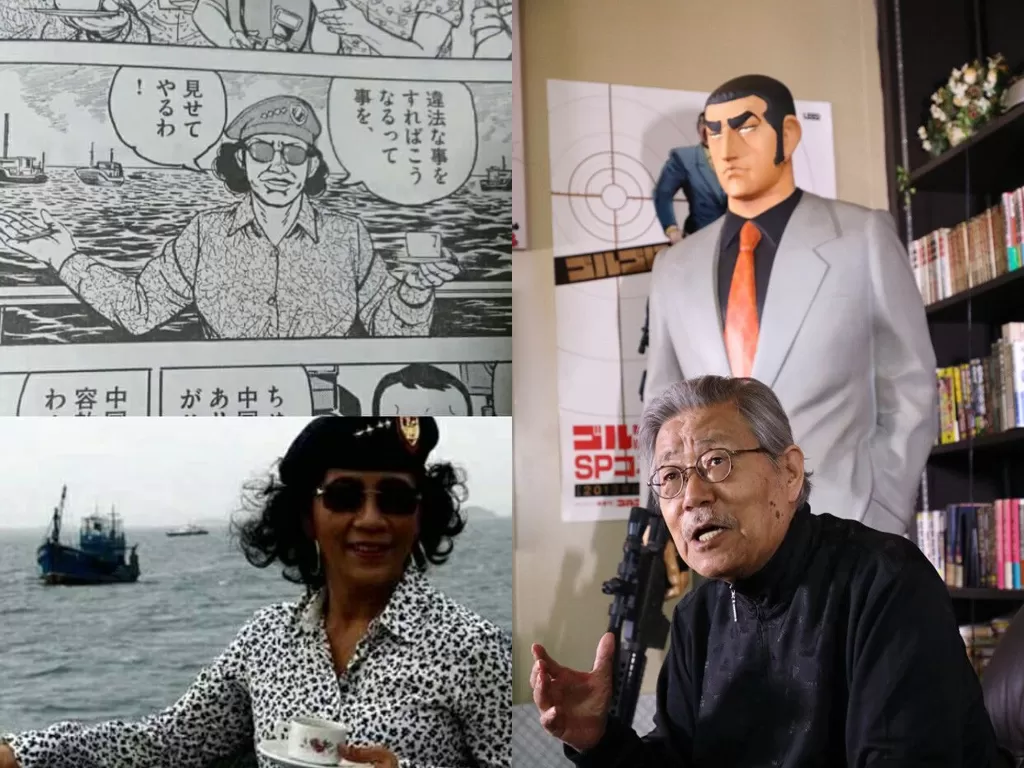 Susi Pudjiastuti turut sampaikan duka cita atas meninggalnya seniman manga asal Jepang Takao Saito (Istimewa)