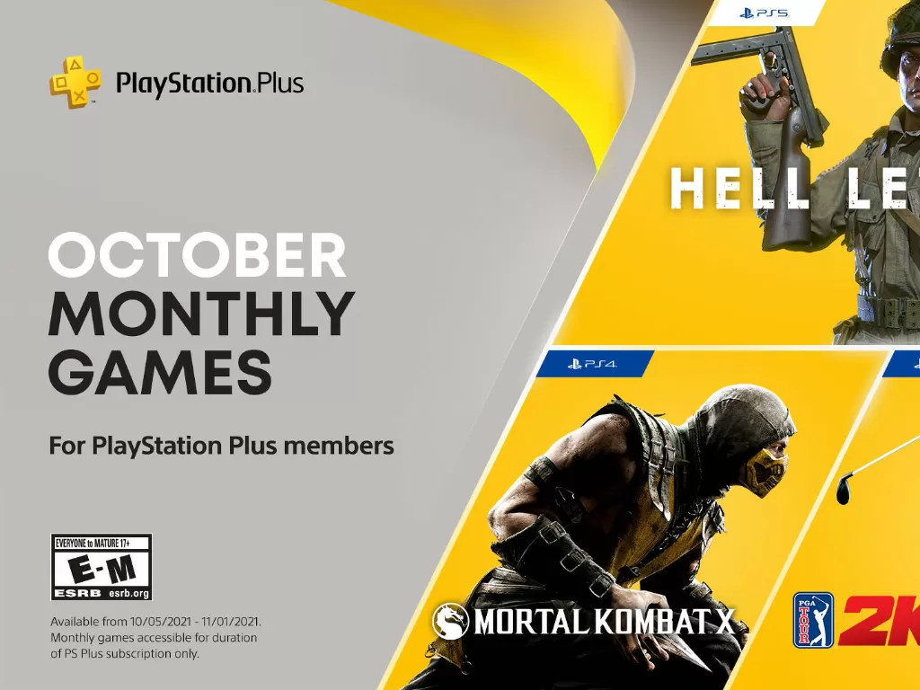 Game gratis PlayStation Plus di bulan Oktober 2021 (photo/PlayStation)