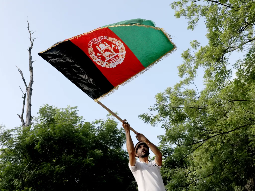 Bendera Afghanistan (REUTERS/Anushree Fadnavis)