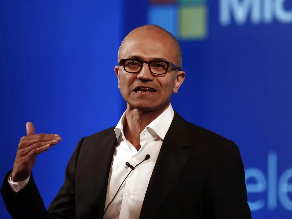CEO Microsoft, Satya Nadella (photo/REUTERS/Adnan Abidi)