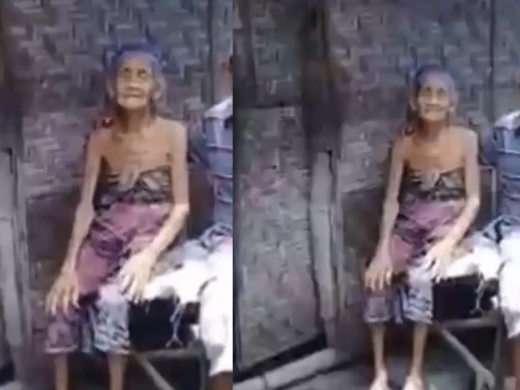 Seorang nenek warga Desa Tanjung Rejo, Probolinggo tak pernah dapat bantuan sosial apapun dari pemerintah (Tangkapan layar/Instagram)