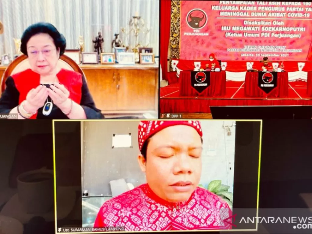 Ketua Umum DPP PDI Perjuangan Megawati Soekarnoputri (ANTARA/HO-PDIP)