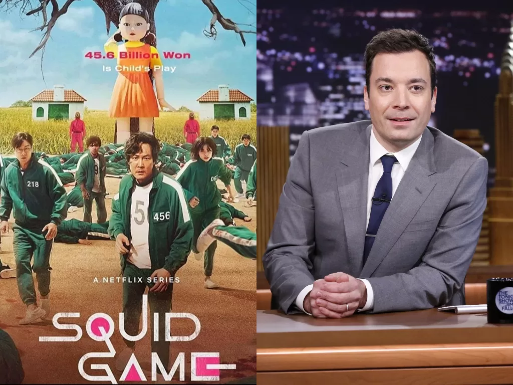 Squid Game akan tampil di The Tonight Show Starring Jimmy Fallon. (Photo/Variety)