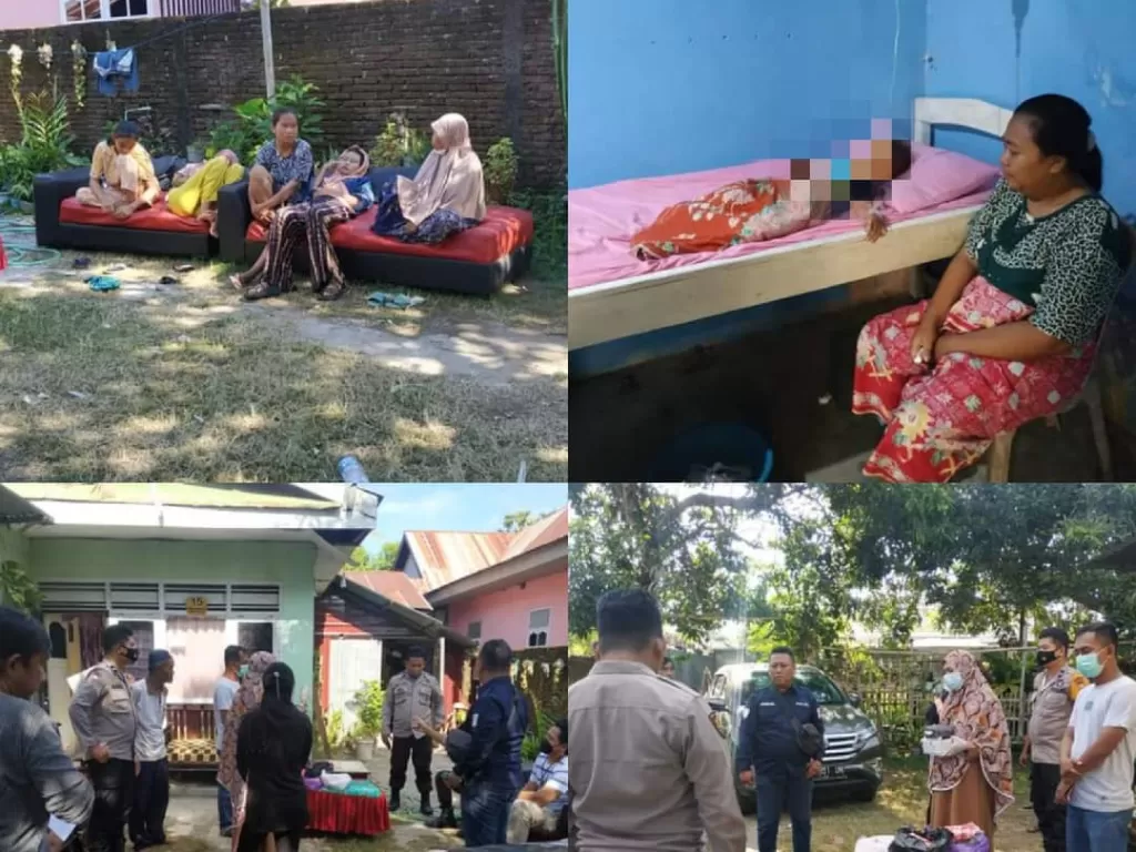 Ratusan warga mengalami keracunan sepulang dari acara takziah di salah satu rumah warga di Desa  Pakkabba, kecamatan Galesong Utara, Takalar, Sulawesi Selatan, Jumat (1/10/2021) (Istimewa)