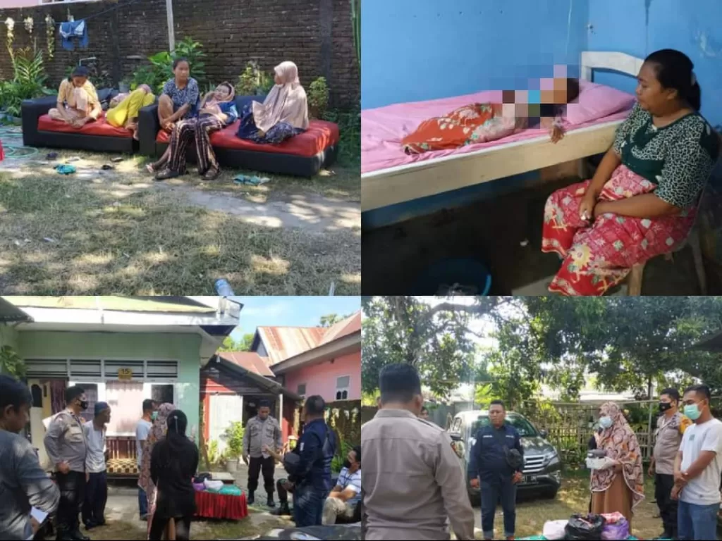 Ratusan warga mengalami keracunan sepulang dari acara takziah di salah satu rumah warga di Desa Pakkabba, kecamatan Galesong Utara, Takalar, Sulawesi Selatan (Istimewa)