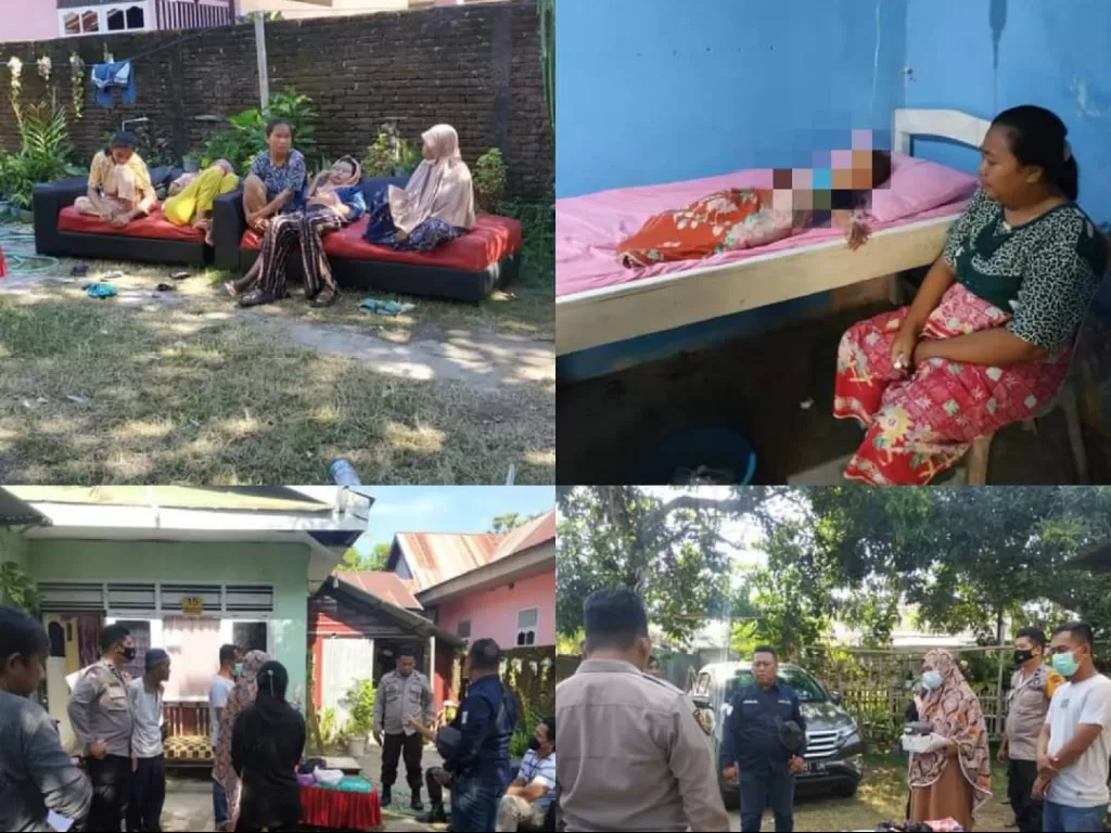 Ratusan warga mengalami keracunan sepulang dari acara takziah di salah satu rumah warga di Desa Pakkabba, kecamatan Galesong Utara, Takalar, Sulawesi Selatan, Jumat (1/10/2021) (Istimewa)