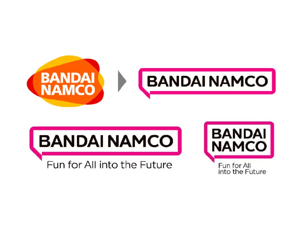Logo baru dari Bandai Namco per bulan April 2022 (photo/BANDAI NAMCO Holdings Inc.)