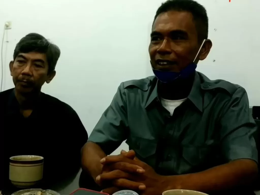 Taryadi Ketua FKAMIS yang juga anggota DPRD Indramayud ditangkap polisi. (Foto/Youtube)