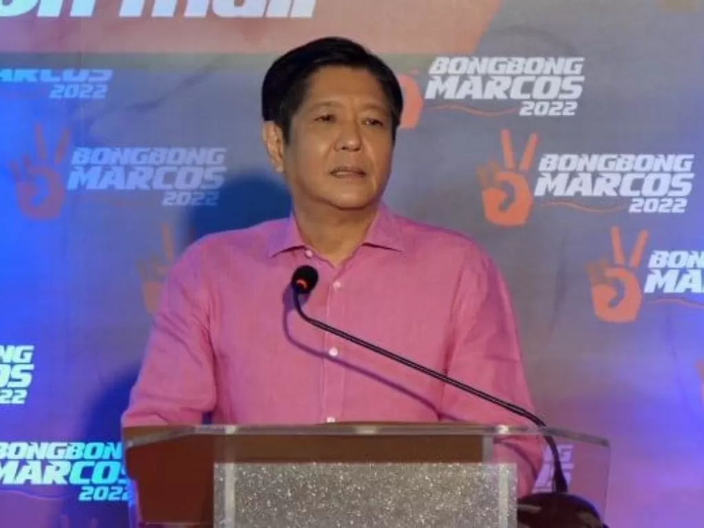 Ferdinand Marcos Jr mencalonkan diri sebagai presiden Filipina. (Facebook/Bongbong Marcos)