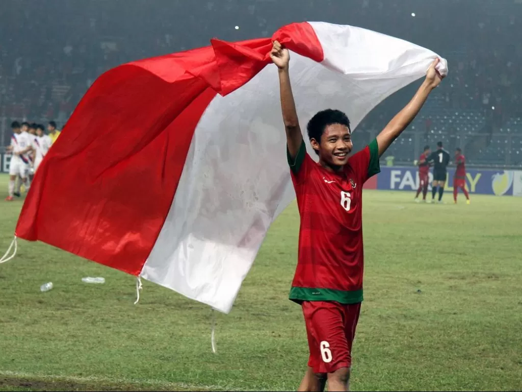 Pemain timnas Indonesia, Evan Dimas. (photo/Instagram/@evhandimas)