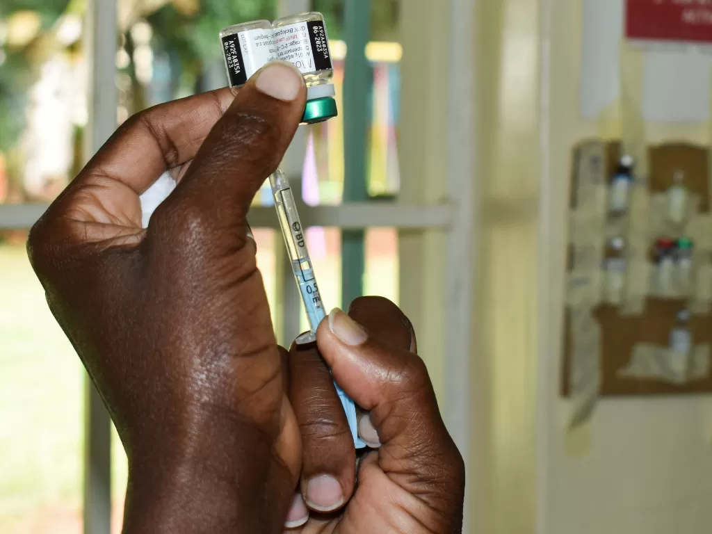 Vaksin Malaria (REUTERS/JAMES KEYI)