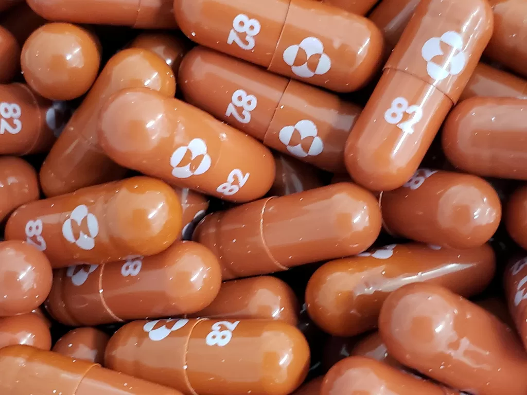 Obat Molnupiravir (Merck & Co Inc/Handout via REUTERS)