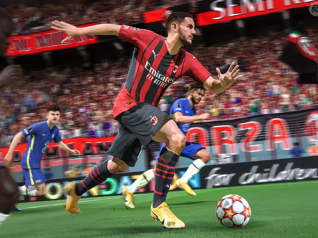 Tampilan in-engine footage dari FIFA 22 besutan Electronic Arts (photo/Electronic Arts)