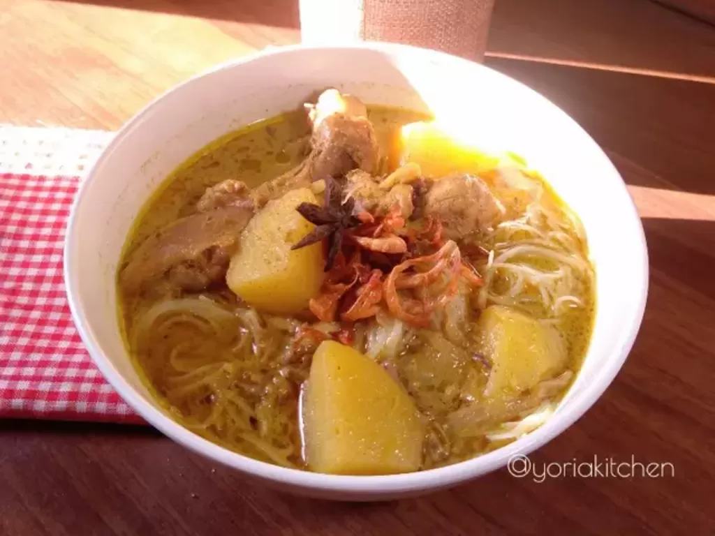 Bihun Kari Ayam (Cookpad/Yoria Kitchen)