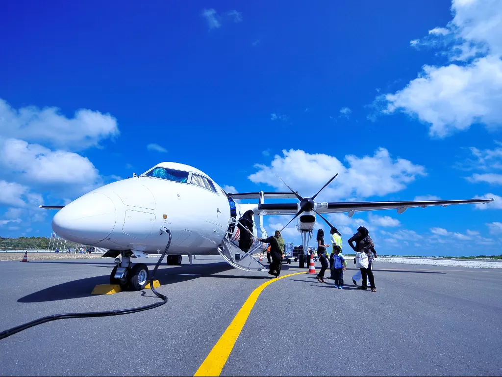 Pesawat jet pribadi. (photo/Ilustrasi/Pexels/Asad Photo Maldives)