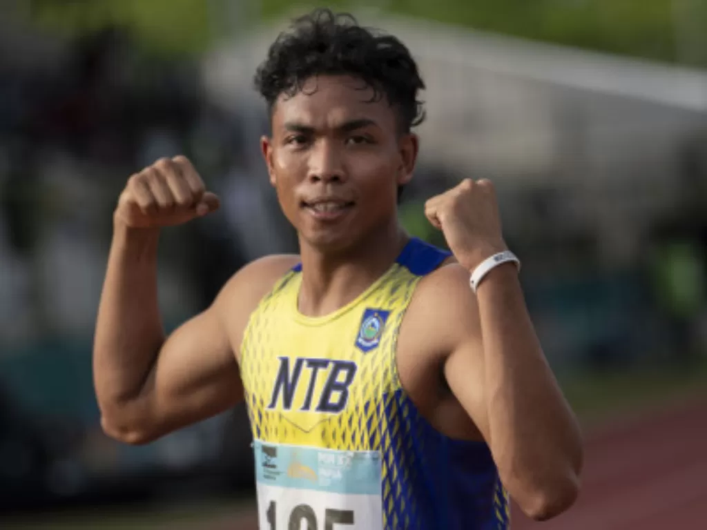 Lalu Muhammad Zohri, pelari nasional asal NTB (ANTARA FOTO/Aditya Pradana Putra)