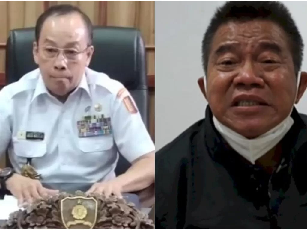Gubernur Lemhannas Agus Widjojo. (kiri/Antara) dan Brigjen TNI Junior Tumilaar (YouTube MataNajwa)