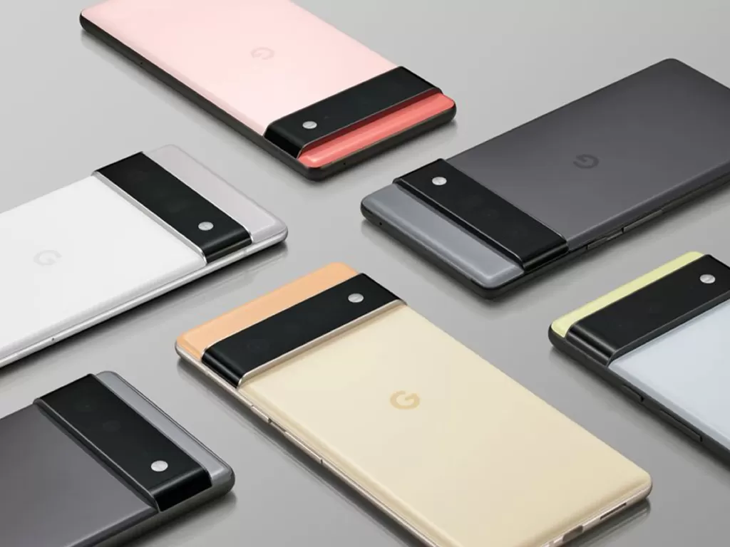 Tampilan bagian belakang dari smartphone Google Pixel 6 terbaru (photo/Google)