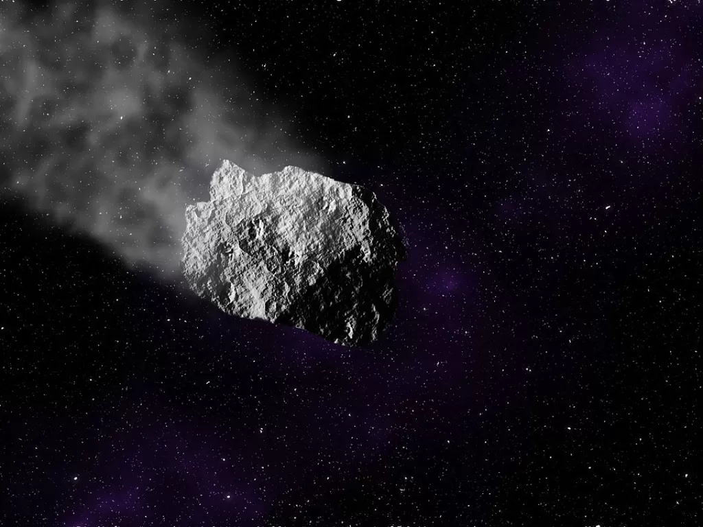 Ilustrasi asteroid. (Pixabay)