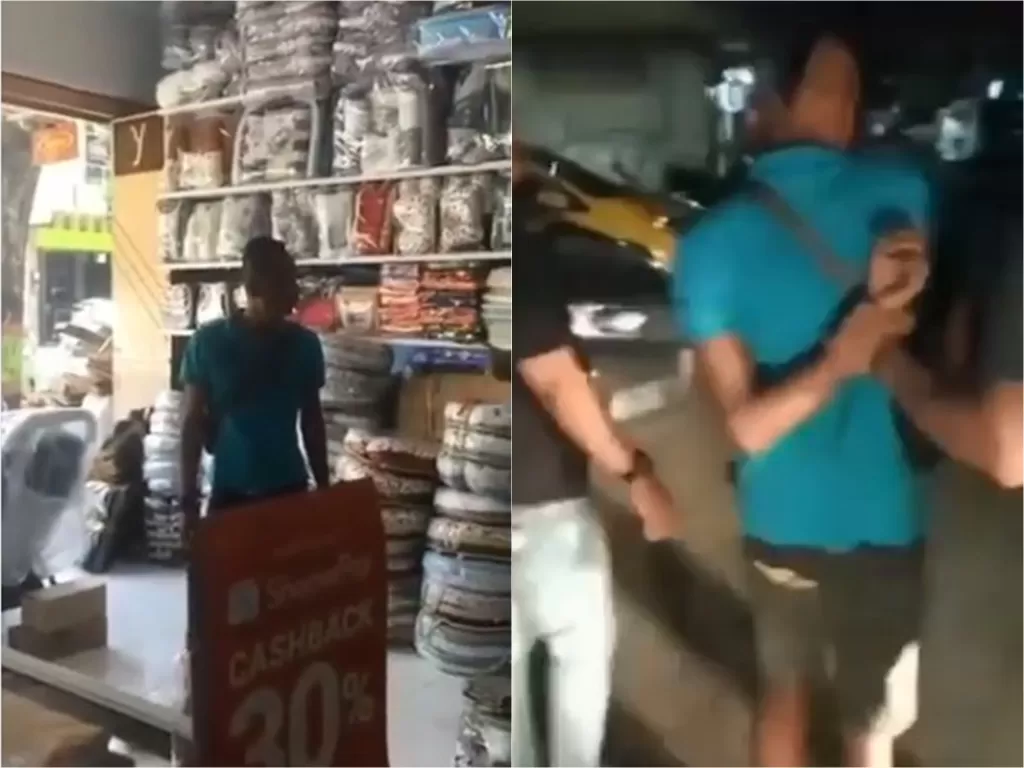 Pengamen ngamuk dan maki pemilik toko di Pekalongan karena tak diberi uang (Instagram/infopekalongan_)