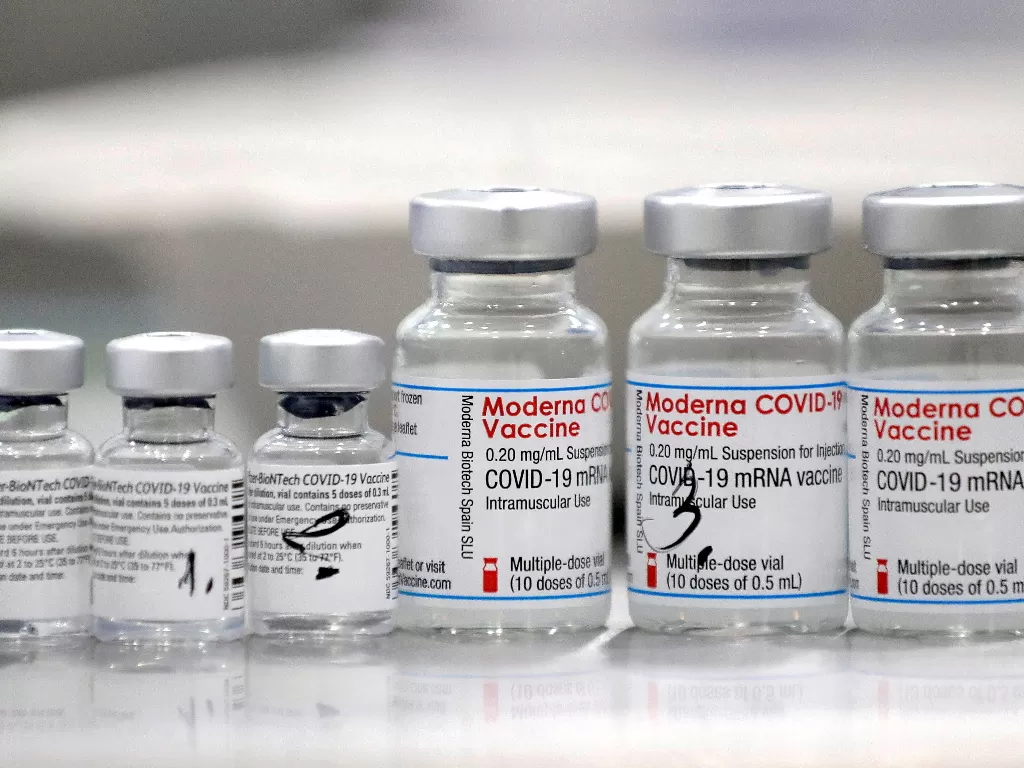 Vaksin Moderna (REUTERS/DAVID W CERNY)
