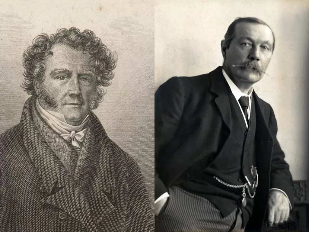 Eugene Francois Vidocq dan Sir Arthur Conan Doyle (Wikipedia)