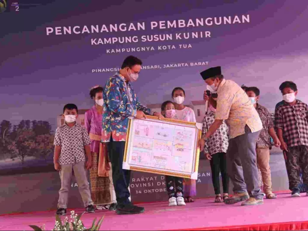 Gubernur DKI Jakarta Anies Baswedan meresmikan Kampung Susun Kunir. (Dok. Pemprov DKI Jakarta)