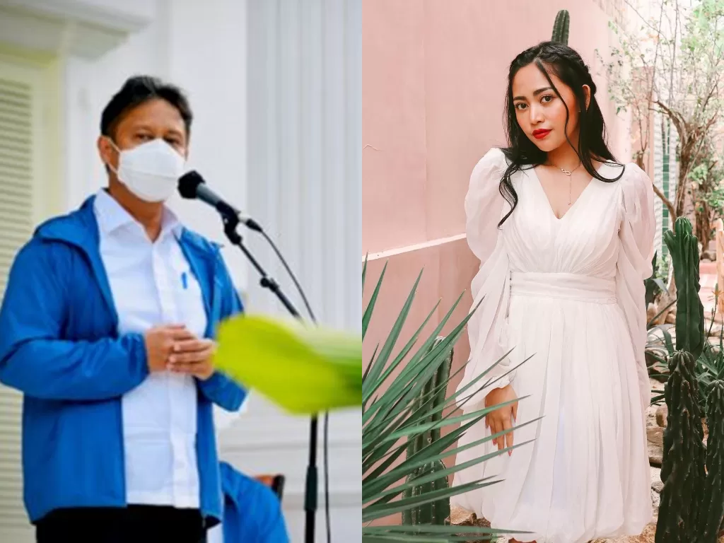 Kiri: Menkes Budi Gunadi Sadikin (REUTERS) / kanan: Rachel Vennya (Instagram/rachelvennya)