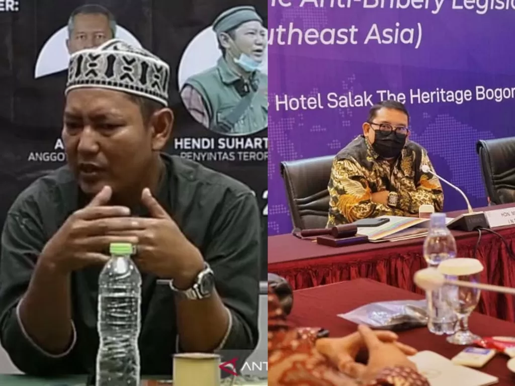 Kiri: Eks terpidana terorisme Hendi Suhartono (Antara) / Kanan: Anggota DPR RI Fadli Zon (Instagram/fadlizon)