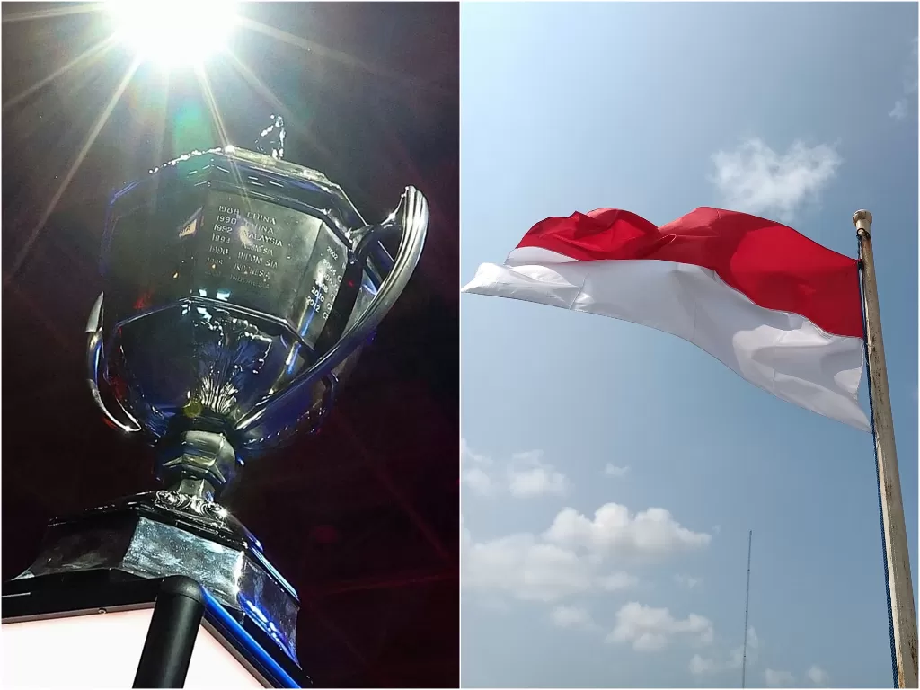 Kiri: Piala Thomas Cup. (photo/Instagram/@bwf.official). Kanan (photo/Pexels/Teguh Setiawan/ilustrasi)