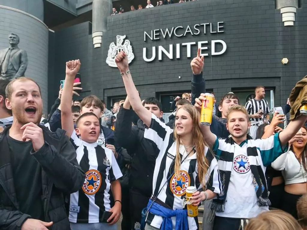 Penggemar Newcastle United (Instagram/@nufc)