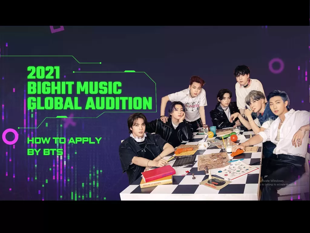 Bighit Music Global Audition 2021. (Youtube/Hybe).