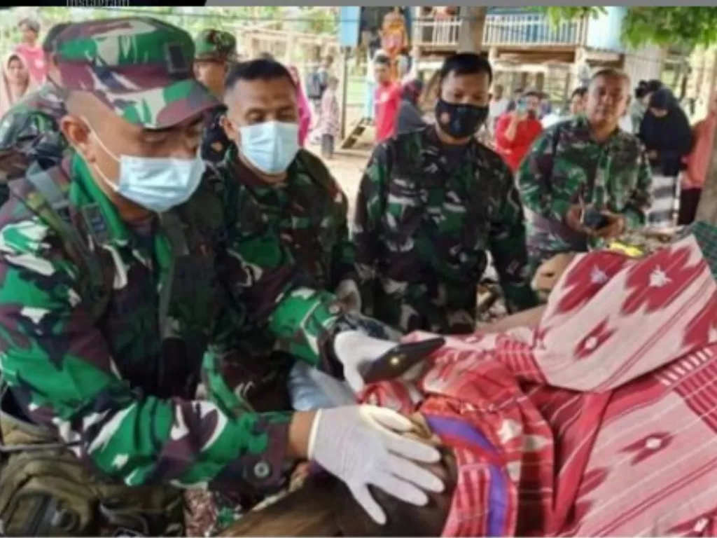 Seorang anggota TNI tewas tersambar petir di Gowa, Sulsel, Selasa (19/10/2021) (Istimewa)