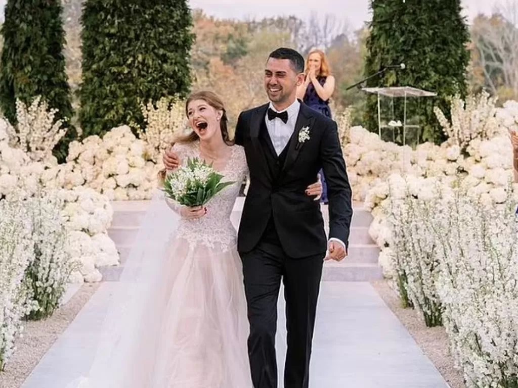 Jennifer Gates dan Nayel melangsungkan acara pernikahan, Jumat (15/10/2021). (Instagram/@jenniferkgates)