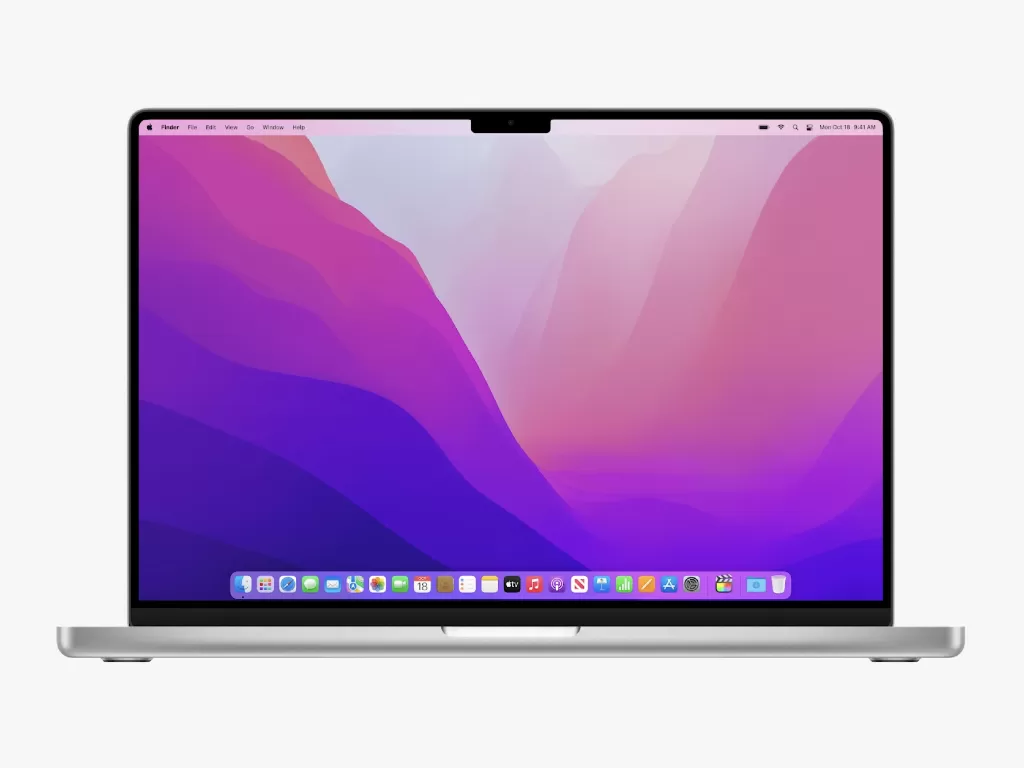 Tampilan laptop MacBook Pro terbaru besutan Apple (photo/Apple)
