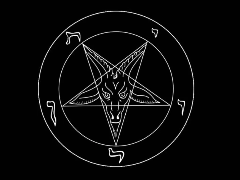 Simbol Gereja Setan. (Wikipedia)