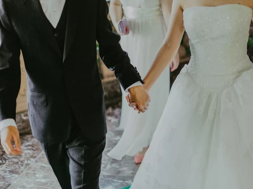 Pernikahan. (photo/Ilustrasi/Pexels/Jeremy Wong)