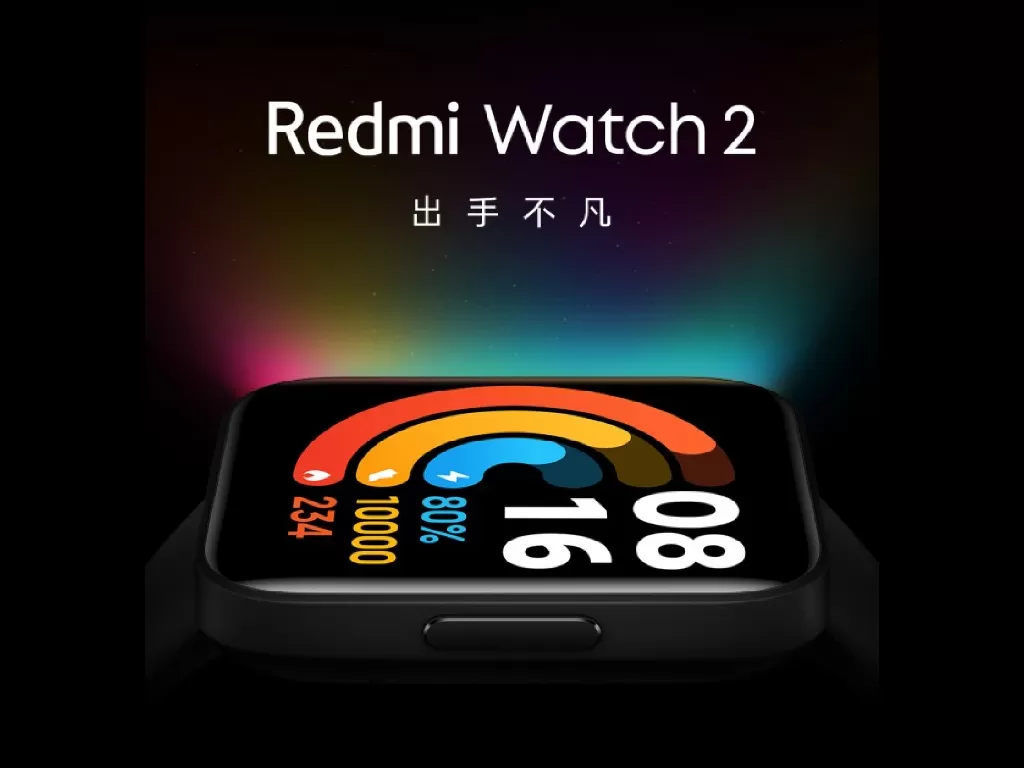 Teaser dari smartwatch Redmi Watch 2 terbaru (photo/Weibo/Redmi)