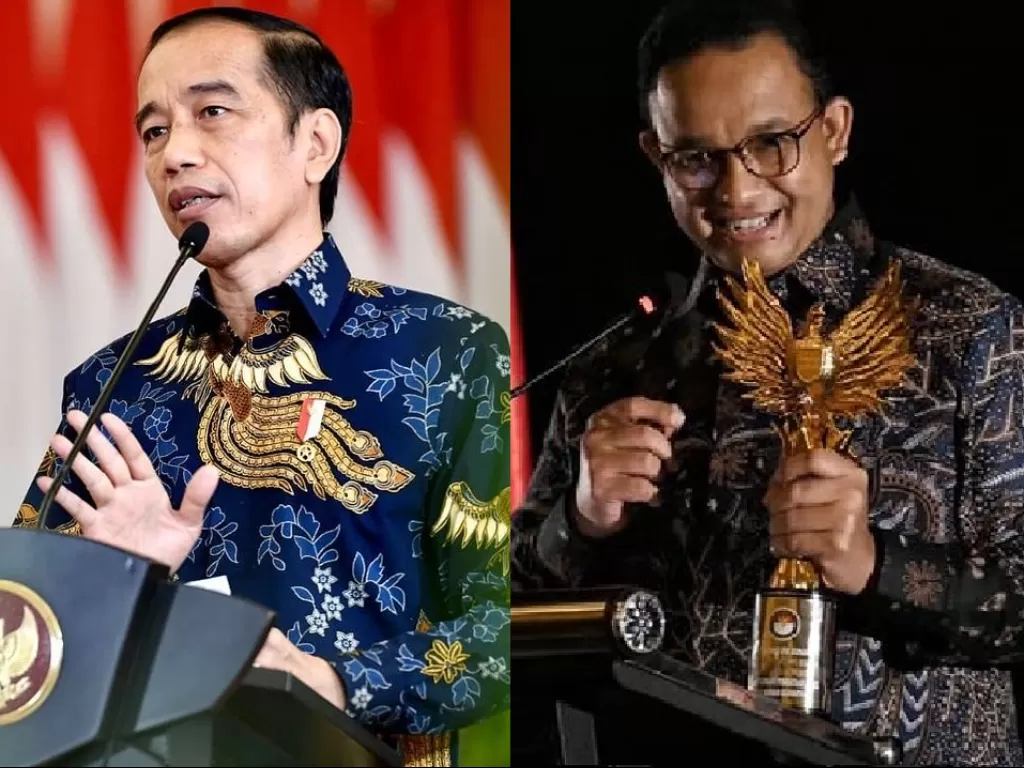 Jokowi (Instagram/@jokowi), Anies Baswedan. (Instagram/aniesbaswedan).