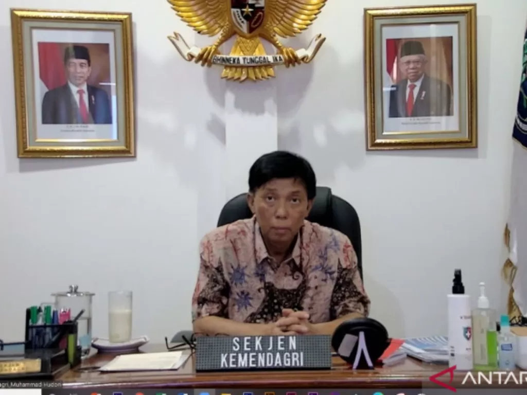 Dokumen - Sekretaris Jenderal Kementerian Dalam Negeri Muhammad Hudori. (photo/ANTARA/HO-Puspen Kemendagri)