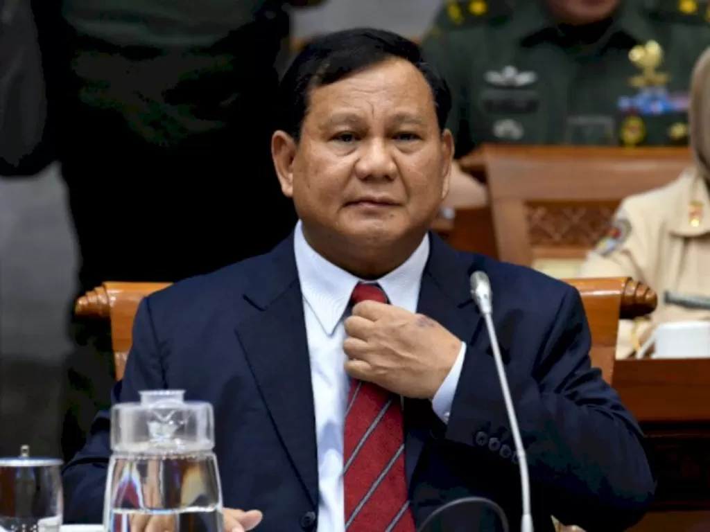 Ketua Umum Partai Gerindra Prabowo Subianto. (ANTARA/Aditya Pradana Putra)