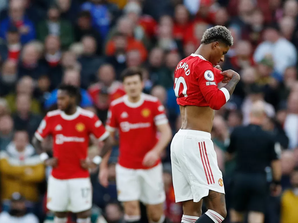 Manchester United kalah 0-5 oleh Liverpool. (photo/REUTERS/Phil Noble)