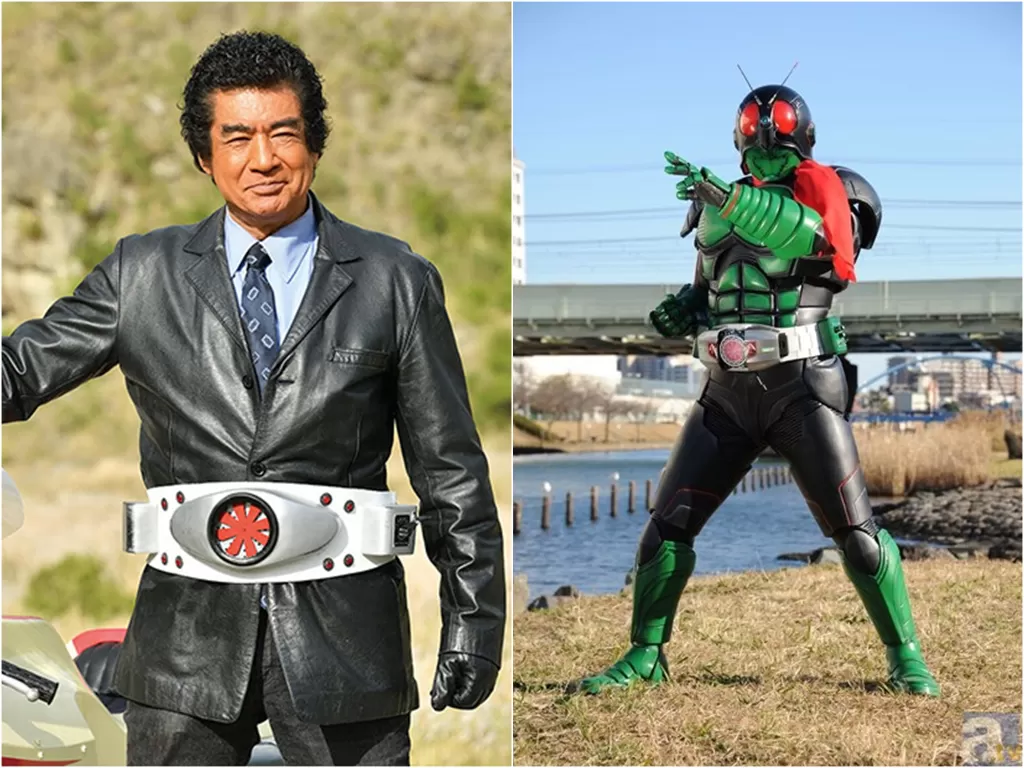 Hiroshi Fujioka, Kamen Rider. (photo/Istimewa/KamenRiderWiki/Akibatan)
