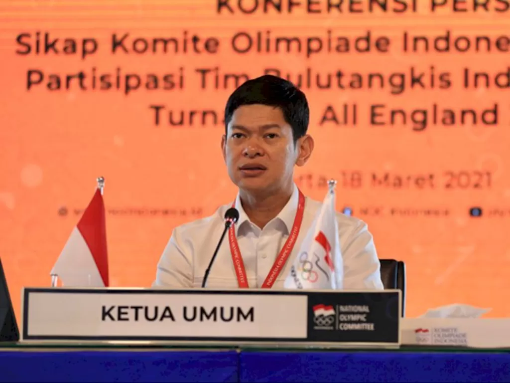  Ketua Komite Olimpiade Indonesia (KOI) Raja Sapta Oktohari. (photo/dok.NocIndonesia)