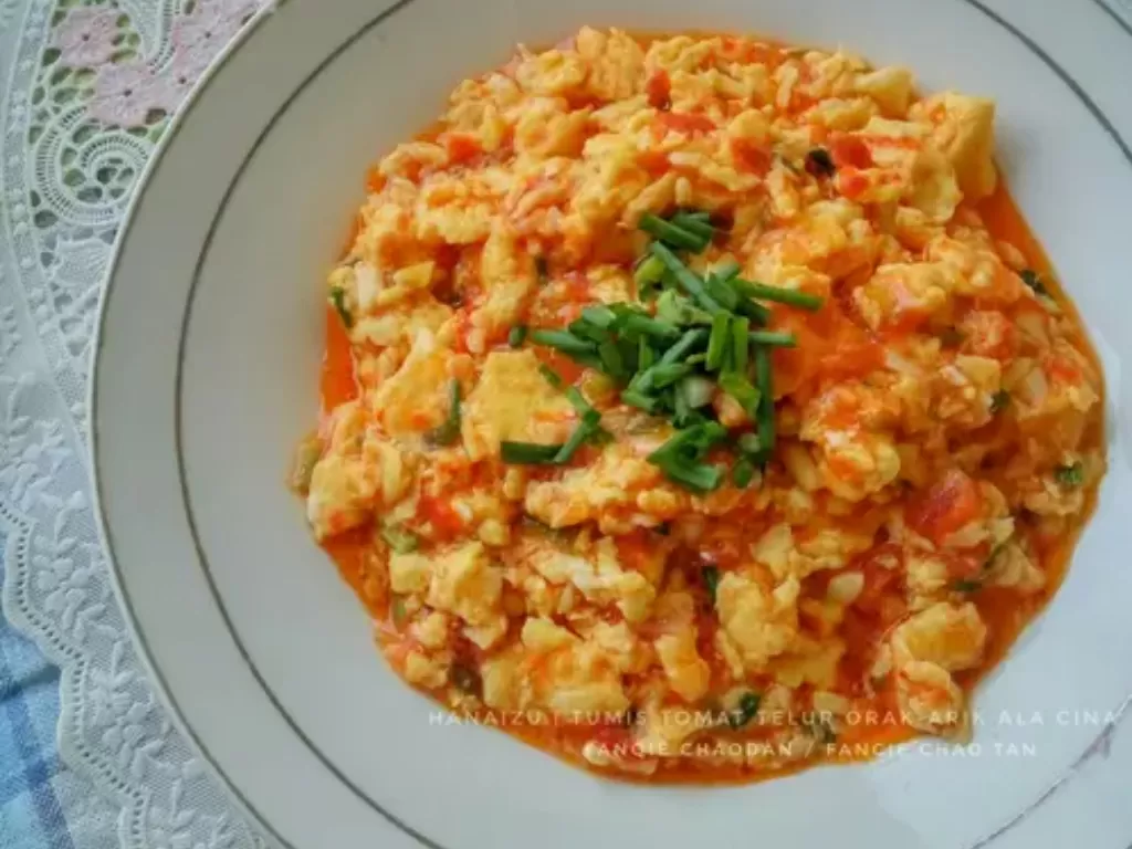 Telur Masak Tomat (Cookpad/hanaizu)