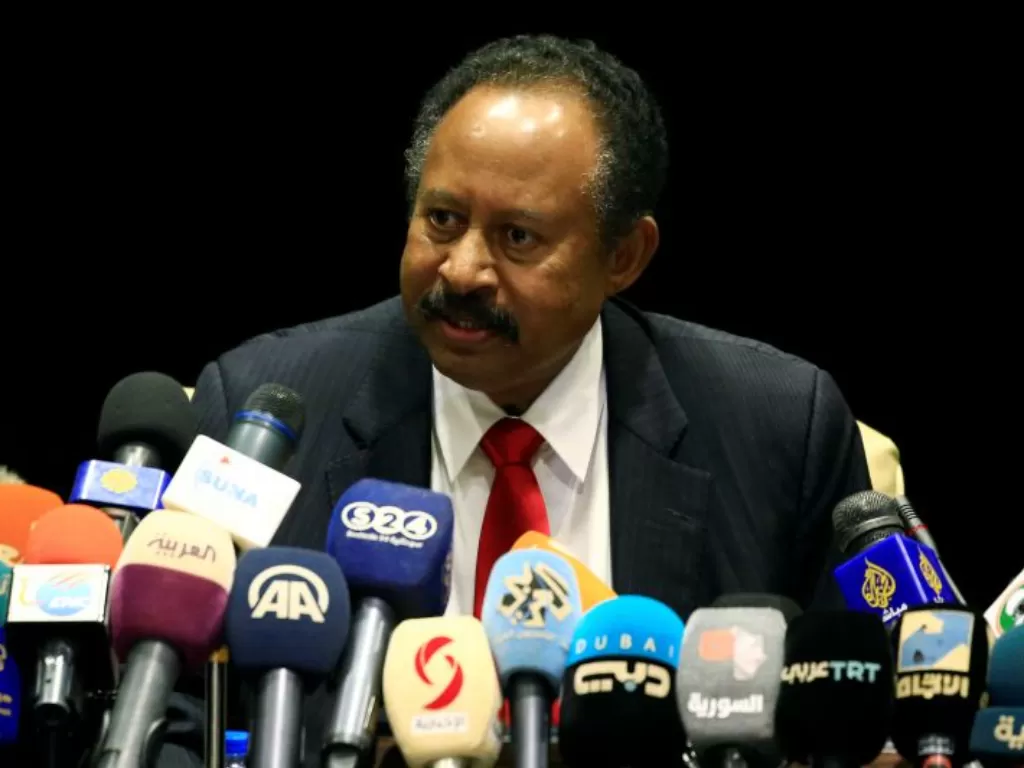 Perdana Menteri Sudan Abdalla Hamdok ditahan militer. (REUTERS)