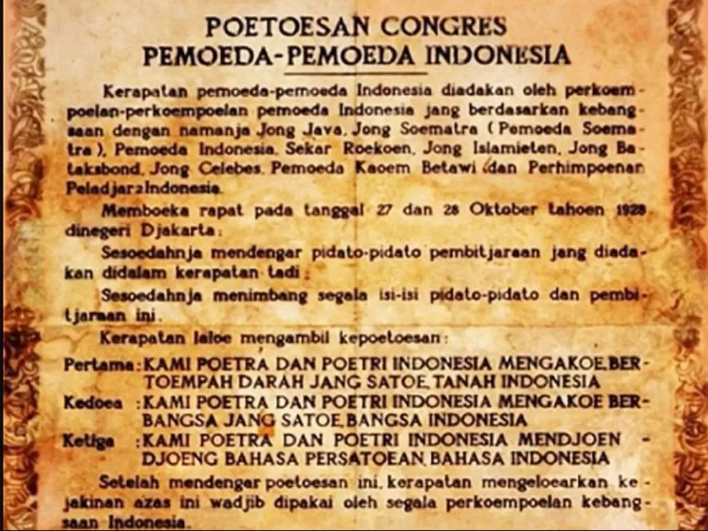 Teks Sumpah Pemuda (kemdikbud.go.id)