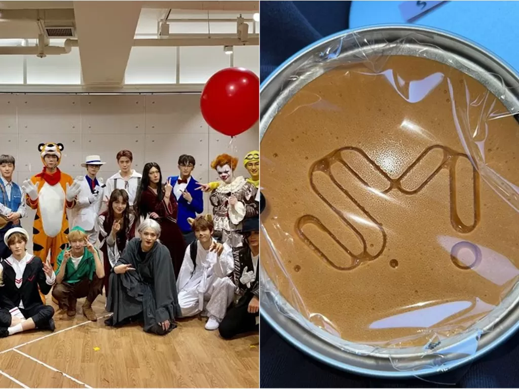 NCT 2018 for SMTOWN Wonderland (Koreaboo) / Kanan: Undangan Halloween dari SM Entertainment. (Instagram/@hi_sseulgi)